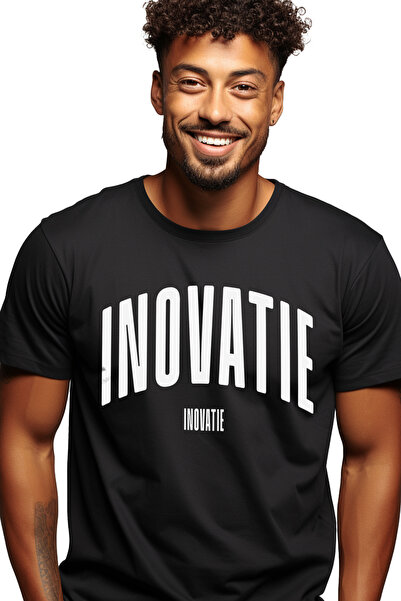 StoryGift Romania Tricou Barbati Cuvantul Inovatie, Motivational, Self Help, ...