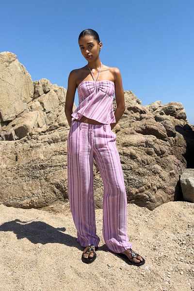 Bershka Striped Trousers