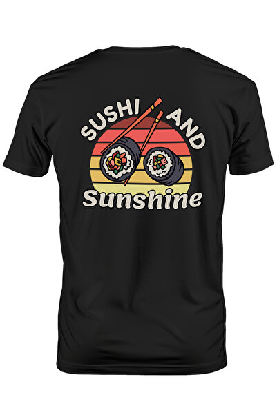 StoryGift Romania Tricou personalizat pentru bărbați pentru iubitorii de sush...