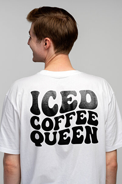 StoryGift Romania Tricou Barbati Pentru Regina Cafelei Cu Gheata Cu Imprimeu ...