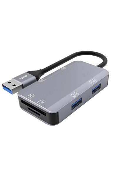 İMEXTECH الإدراك هنا ZR786 6 في 1 NK-3049HD USB-A متعدد الوظائف