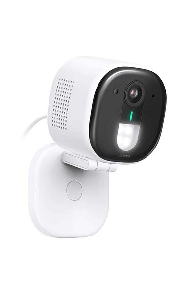 Velixo Cameră de supraveghere WiFi, 2K QHD 4MP, vedere nocturnă, senzor de mișcare, alarmă sonoră, microfon, IP65
