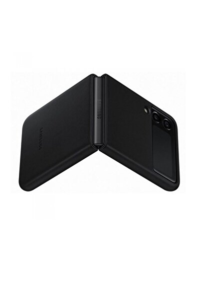 Samsung Δερμάτινη Θήκη για Galaxy Z Flip 3 Μαύρο