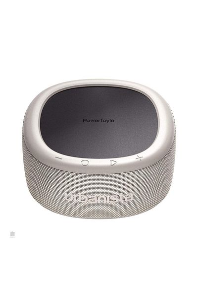 Urbanista Malibu Portable Speaker, True Wireless, Solar Charging/usb-c, 20w, Bluetooth, Ip67, Gray