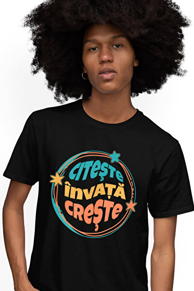 StoryGift Romania Tricou Barbati Citeste, Invata, Creste Dezvoltare Personala...