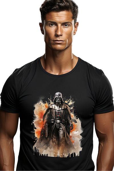 StoryGift Romania Tricou Barbati Cu Darth Vader, Star Wars, Sf, Raufacatori, Anakin Skywalker, Cu Imprimeu Stg