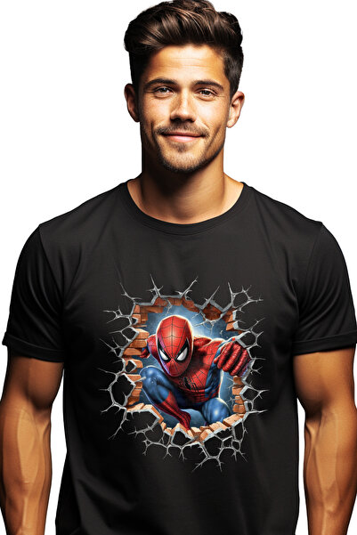 StoryGift Romania Tricou Barbati Cu Supereroi, Spiderman, Marvel, Avengers, Z...