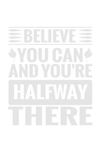 StoryGift Romania Sticker Adeziv 20CM Exterior cu mesaj care te indeamna sa ai incredere in tine , Vinyl Alb, 20 cm