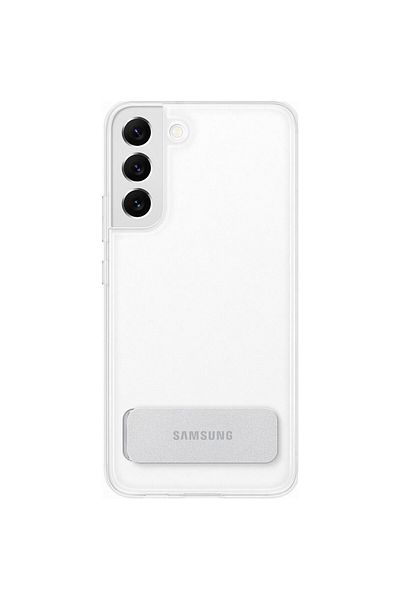 Samsung Clear Standing Protective Case for Galaxy S22 Plus, Transparent