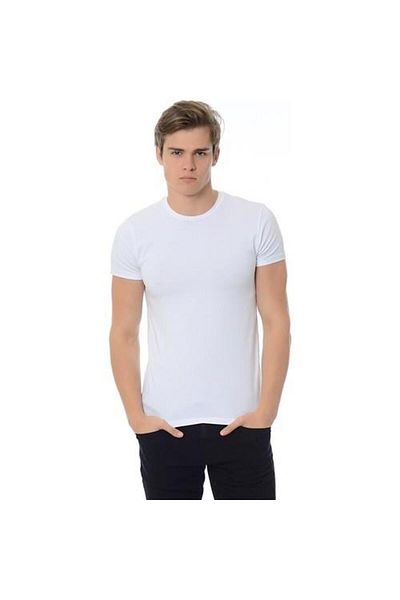 Mavi Ανδρικό λευκό μπλουζάκι Stretch 061747 -620