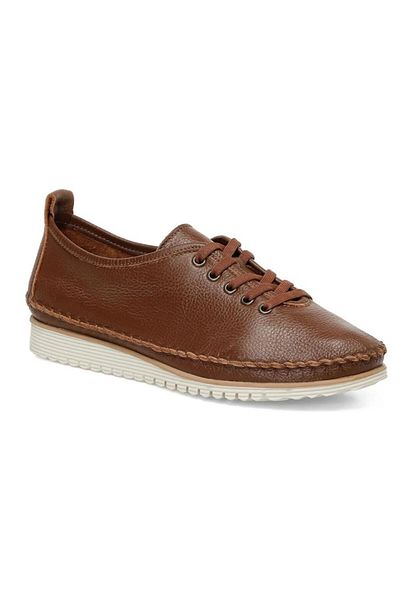 Polaris 166711 36/40 Pantofi casual cu șireturi, piele naturală, talpă confortabilă