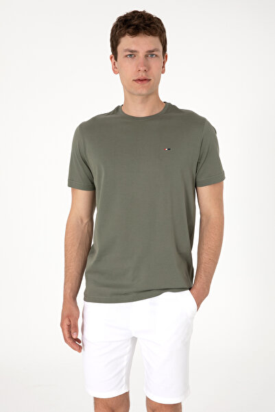 U.S. Polo Assn. Ανδρικό μπλουζάκι με κανονική εφαρμογή, λαιμόκοψη ποδηλάτου, ...