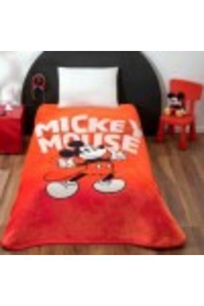 Taç Luxury Blanket Tac 160x220cm, Disney Mickey Mouse Classic Red