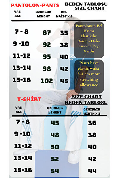 Asortix Girl's Double Top & Bottom Set - Trousers & Short Sleeve T-Shirt - 100% Cotton