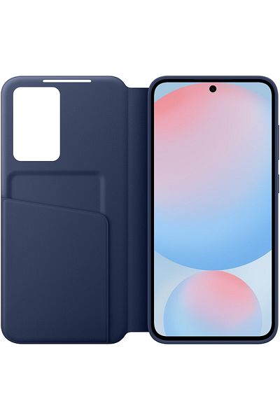 Samsung Smart View Wallet Case for Galaxy S24 Fe, Blue
