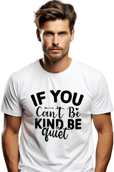 StoryGift Romania Tricou Barbati Cu Mesajul "if You Can't Be Kind, Be Quiet" ...