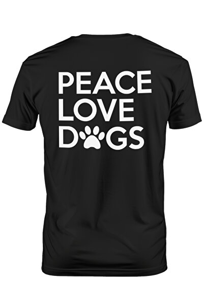 StoryGift Romania Tricou Barbati Pentru Iubitorii De Caini Cu Textul "peace, ...