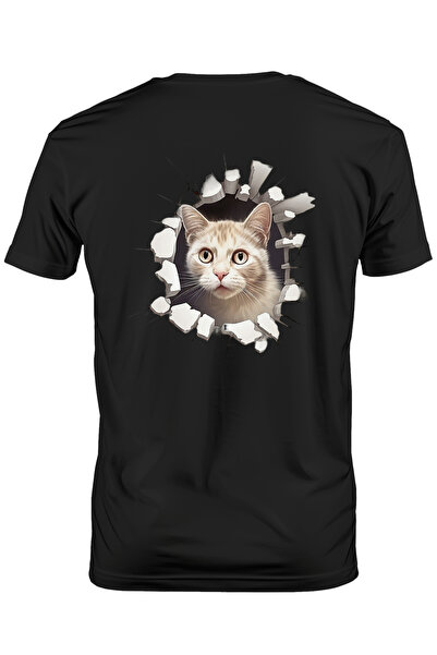StoryGift Romania Tricou Barbati Pisica Iesind Din Tricou Barbati, Sparta, De...