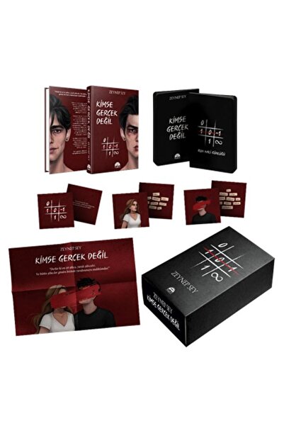 İthaki Yayınları Kimse Gerçek Değil (Kutulu Ciltli)