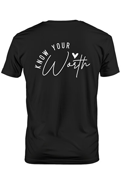 StoryGift Romania Tricou Barbati Cu Inimioara Si Textul "cunoaste-ti Valoarea...