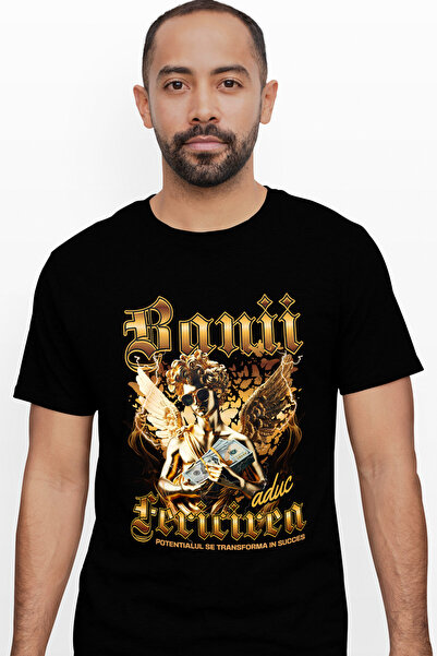 StoryGift Romania Tricou Barbati Banii Aduc Fericirea - Potentialul Se Transf...
