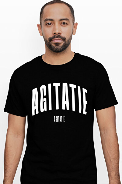 StoryGift Romania Tricou Barbati Cuvantul Agitatie, Motivational, Self Help, ...