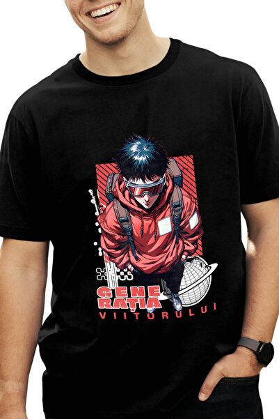 StoryGift Romania Tricou Barbati Baiat Cu Ochelarii Generatia Viitorului Cu I...