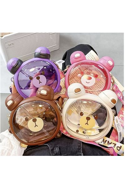 Ahsa Ticaret Teddy Bear Water Bottle - Drinker -