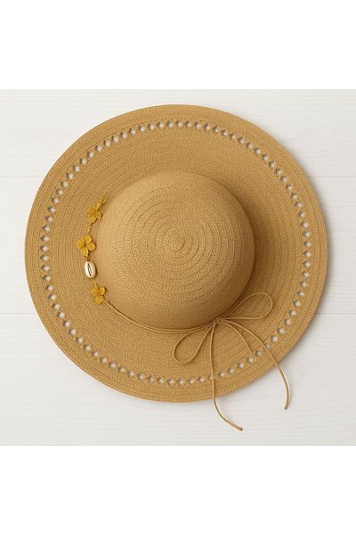 demirosa Straw Beach Hat