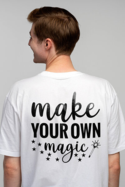 StoryGift Romania Tricou Barbati Cu Stelute Si Bagheta Cu Mesajul "make Your ...