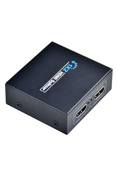 zola Splitter 2 in 1 HDMI v2.0 4K, 50/60Hz, Full HDCP, Deep Color on 12 bits, black