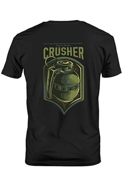 StoryGift Romania Tricou Barbati Cu Grenada De Razboi, Text In Engleza Crushe...