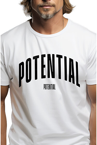 StoryGift Romania Tricou Barbati Cuvantul Potential, Motivational, Self Help,...