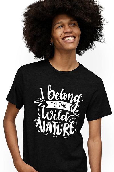 StoryGift Romania Men's T-shirt for those who go out into the wild with a message in English with print on STG