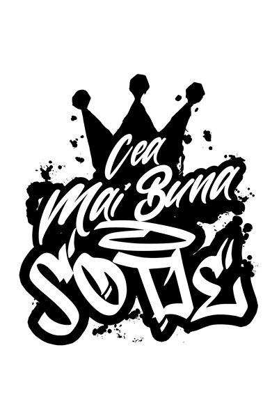 StoryGift Romania Sticker Eticheta 40CM Pentru Cea Mai Buna Sotie, Apreciere, Cadou, Rasplata, Multumire cu Marg