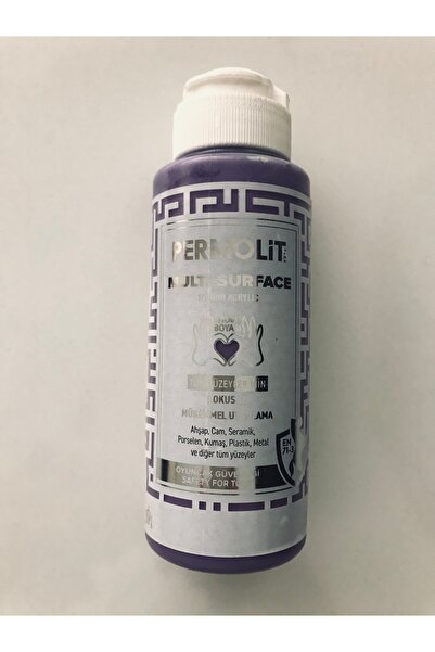 PERMOLİT MULTİ SURFACE AKRİLİK HOBİ BOYASI - 120 ML - MOR