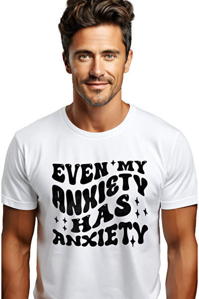 StoryGift Romania Tricou Barbati Pentru Persoanele Care Au Anxietate Cu Impri...