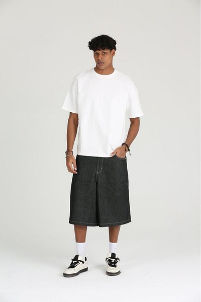 The Champ Clothing Ανδρικό μπλουζάκι Basic και Relaxed Fit Ανδρικό μπλουζάκι με 2 νήματα
