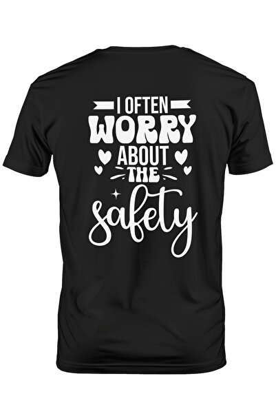 StoryGift Romania Tricou bărbătesc cu inimioare pentru cei care își fac griji...