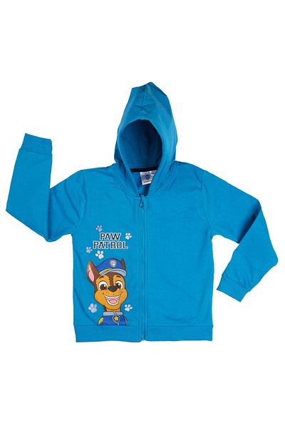 PAW PATROL Hanorac baieti cu gluga, albastru, 110-116 cm, Paw Patrol