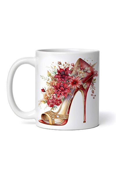 OEM Cană albă personalizată, pantofi cu toc Beatrice de Crăciun, INOVATIX®. 3...