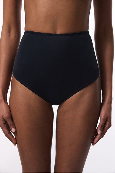 Penti Hohe schwarze Bikini-Unterseite