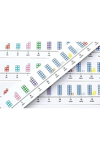 OXFORD UNIVERSITY PRESS خطوط الأرقام على سطح الطاولة من Numicon