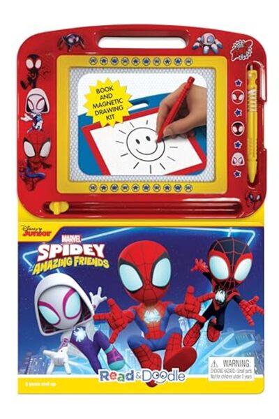 Phidal Publishing مجموعة قصص مارفل سبايدي وأصدقائه المذهلين مع مجموعة الرسم ا...