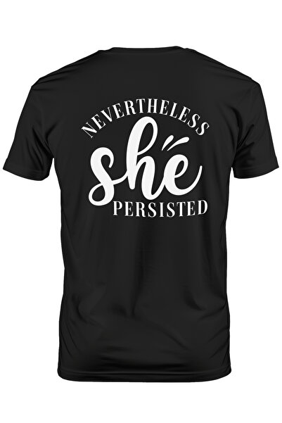 StoryGift Romania Men's T-shirt For Women Who Insist No Matter What With Print On The Back, 100% Stg