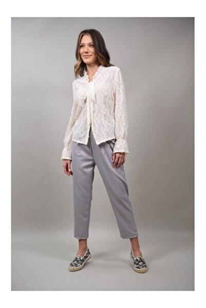 Caspiche MEN'S STRIPED CAMINO STYLE PANTS ONE SIZE FITS ALL Grey