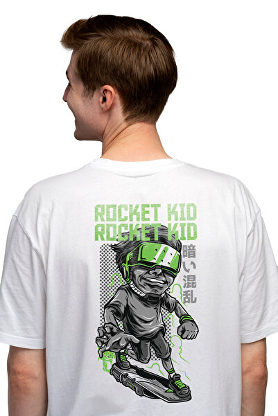 StoryGift Romania Tricou bărbătesc cu băiat cu ochelari VR, față zâmbitoare, ...