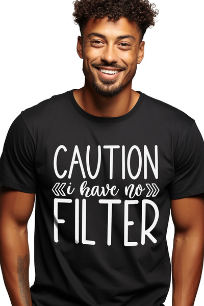 StoryGift Romania Men's T-shirt For Women Who Appear Without A Filter On Instagram With A Print On The Face, 1 Stg