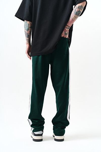 Respire Pánské pruhované detailní tepláky Interlock Baggy Nefti