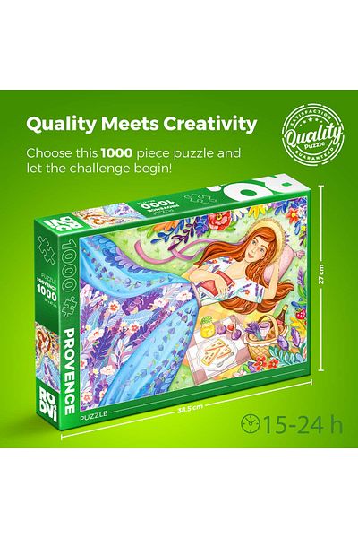 D-Toys Provence, France - Adult Puzzle 1000 pieces - Discover Europe